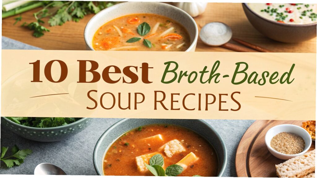 10 Best Broth-Based Soup Recipes for a Light Meal 1 Best Broth-Based Soup Recipes