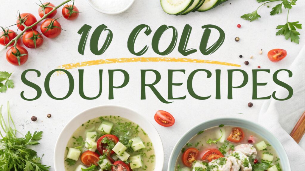 10 Cold Soup Recipes for Refreshing Summer Days 1 Cold Soup Recipes