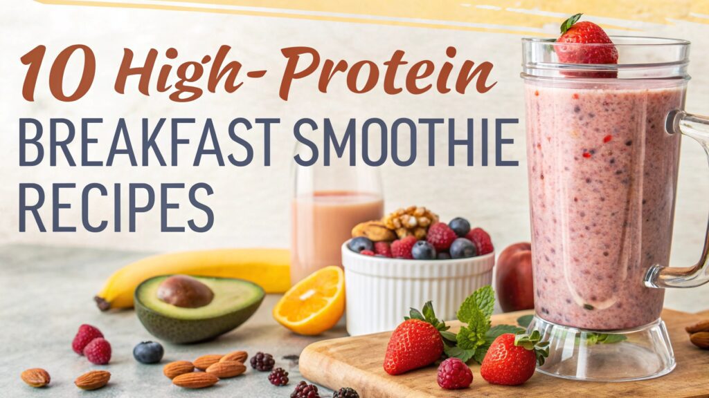 10 High-Protein Breakfast Smoothie Recipes for Busy Mornings 1 High-Protein Breakfast Smoothie Recipes
