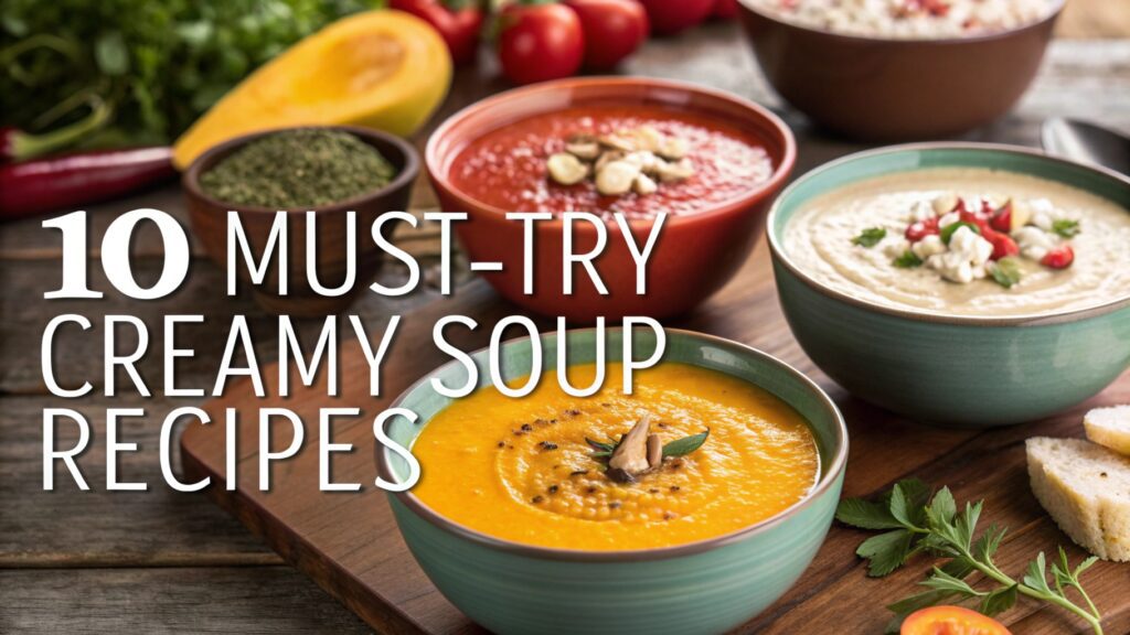 10 Must-Try Creamy Soup Recipes for Comfort Food Lovers 1 Must-Try Creamy Soup Recipes
