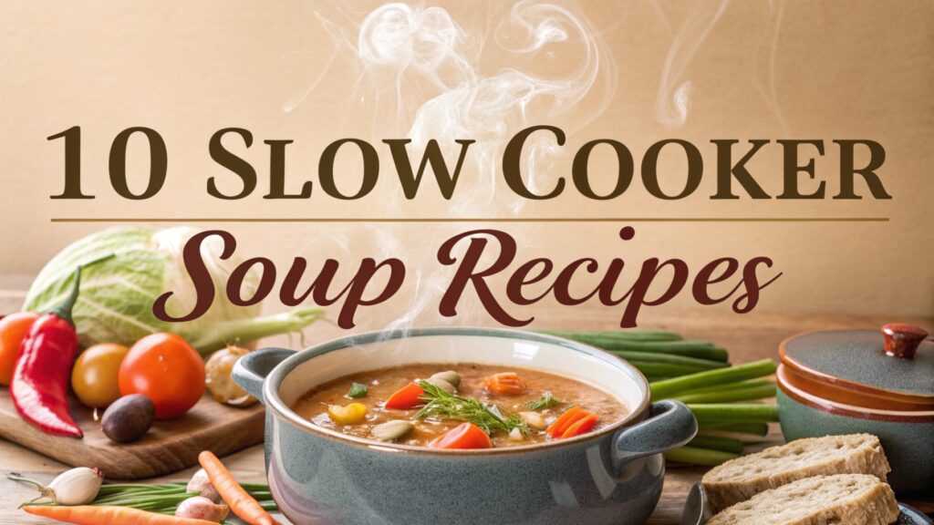 10 Slow Cooker Soup Recipes for Effortless Dinners 1 Slow Cooker Soup Recipes