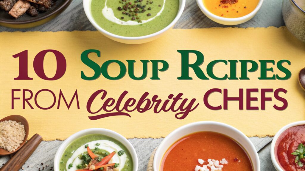 10 Soup Recipes From Celebrity Chefs 1 Soup Recipes From Celebrity Chefs