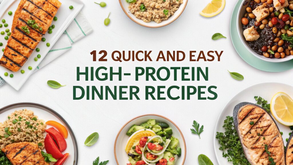 12 Quick and Easy High-Protein Dinner Recipes to Try Tonight 1 Quick and Easy High-Protein Dinner Recipes