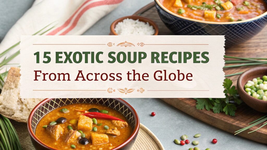 15 Exotic Soup Recipes From Across the Globe to Savor 1 Exotic Soup Recipes From Across the Globe