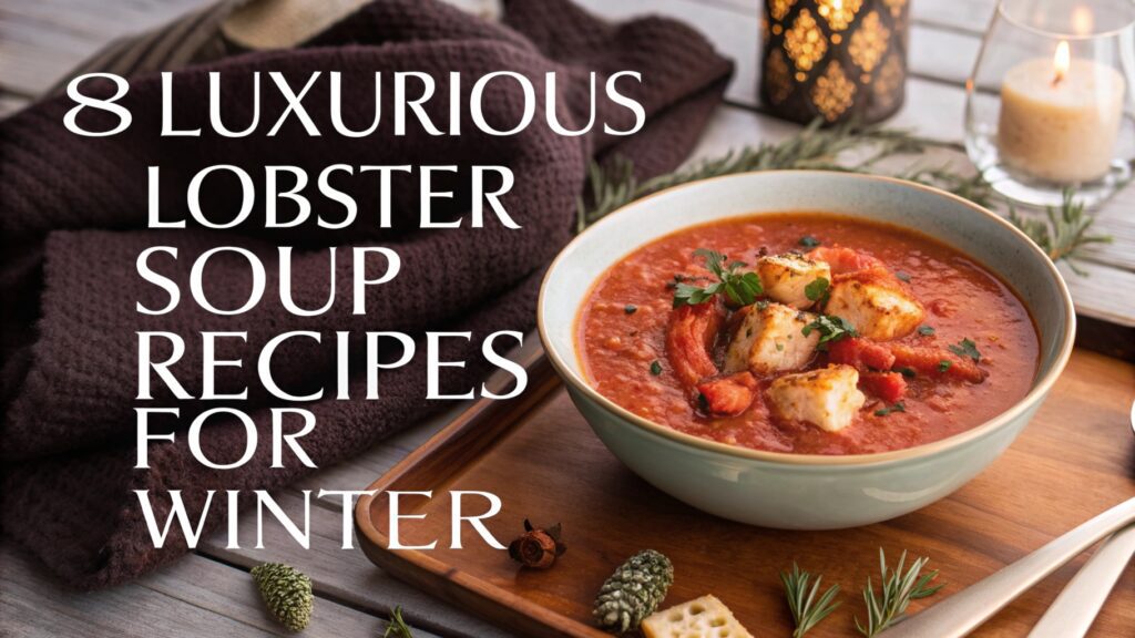 8 Luxurious Lobster Soup Recipes for Winter You'll Love 1 Luxurious Lobster Soup Recipes