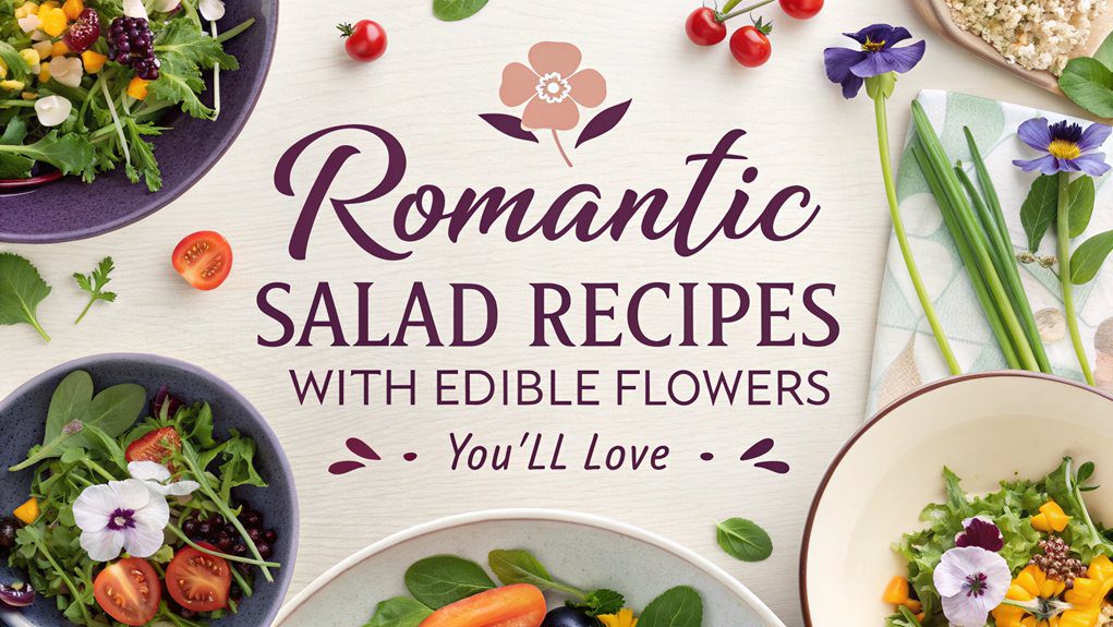 12 Romantic Salad Recipes With Edible Flowers You’ll Love 1 flowers in romantic salads