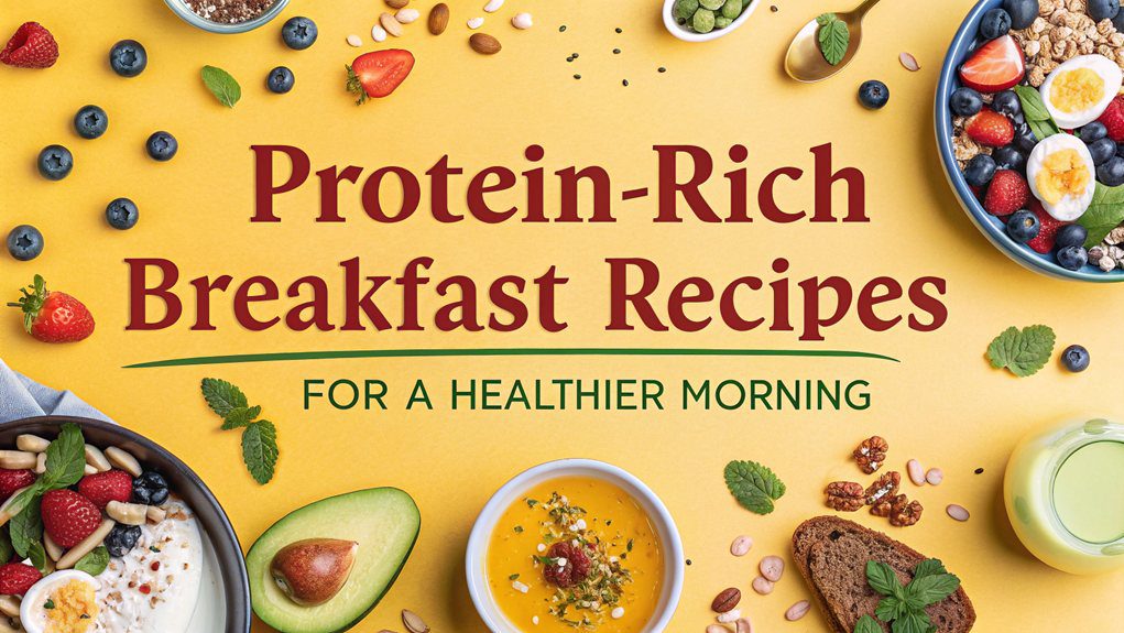 15 Protein-Rich Breakfast Recipes for a Healthier Morning 1 healthy morning breakfast ideas