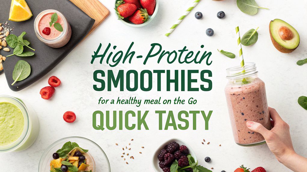 10 High-Protein Smoothie Recipes for a Healthy Meal on the Go: Quick & Tasty 1 protein packed quick meals