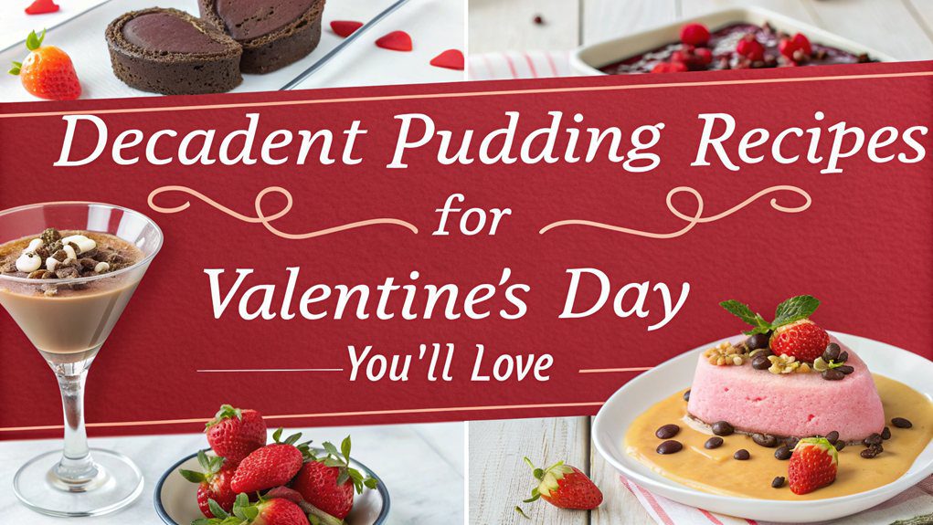 12 Decadent Pudding Recipes for Valentine's Day You’ll Love 1 pudding for valentine lover