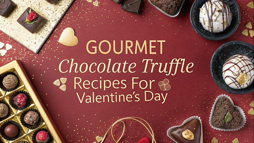 12 Gourmet Chocolate Truffle Recipes for Valentine's Day 1 valentine s day chocolate recipes
