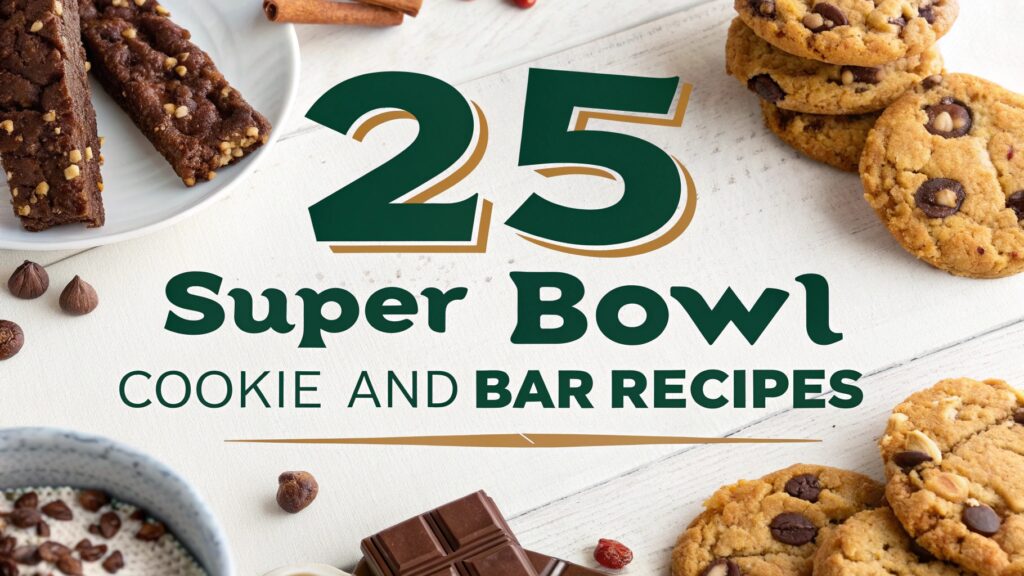 25 Super Bowl Cookie and Bar Recipes for Sweet Snacking 1 25 Super Bowl Cookie and Bar Recipes