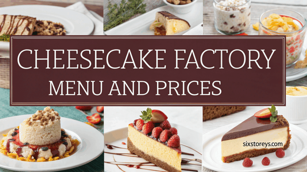 Cheesecake Factory Menu and Prices 2025