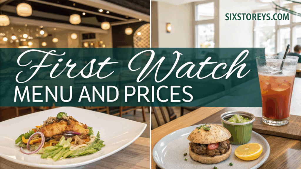 First Watch Menu and Prices