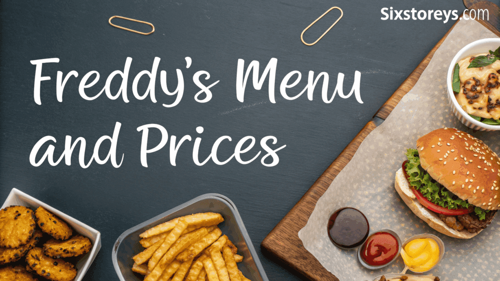 Freddys menu and prices
