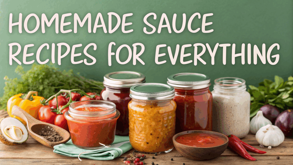 Homemade Sauce For Everything