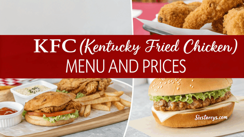 KFC Kentucky Fried Chicken Menu and Prices