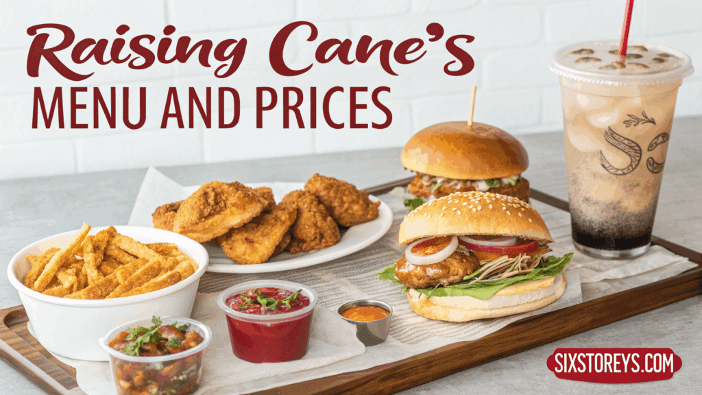 Raising Canes Menu and Prices