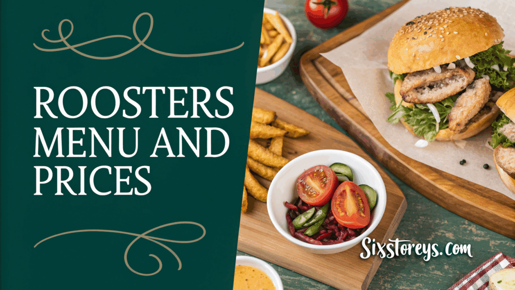 Roosters Menu and Prices 2025