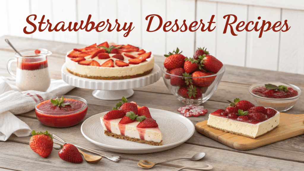 Strawberry Dessert Recipes