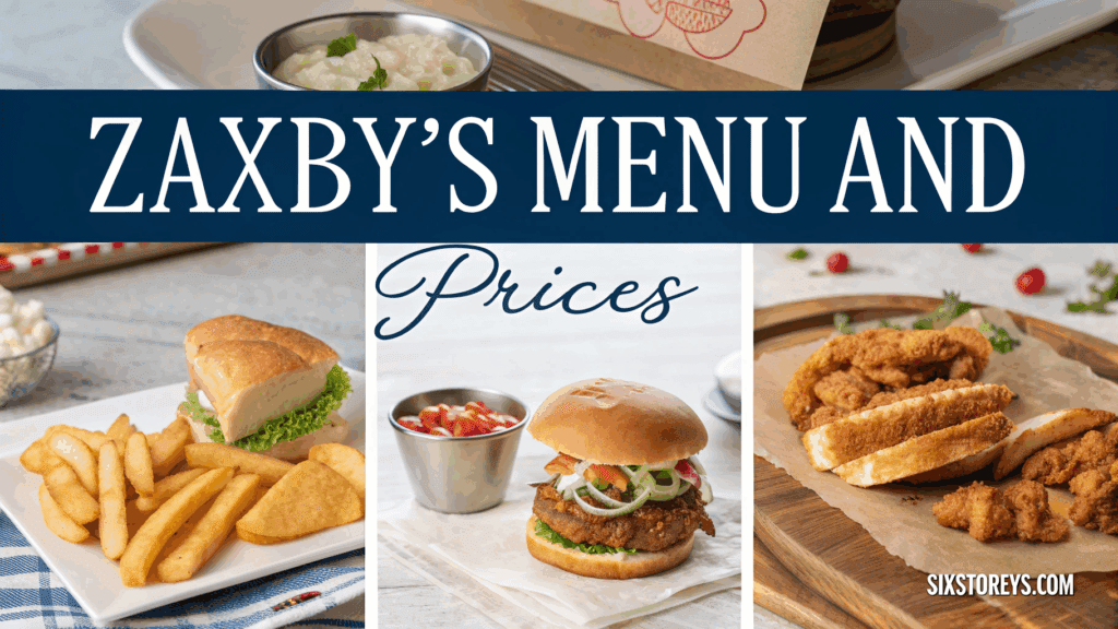 Zaxbys Menu and Prices