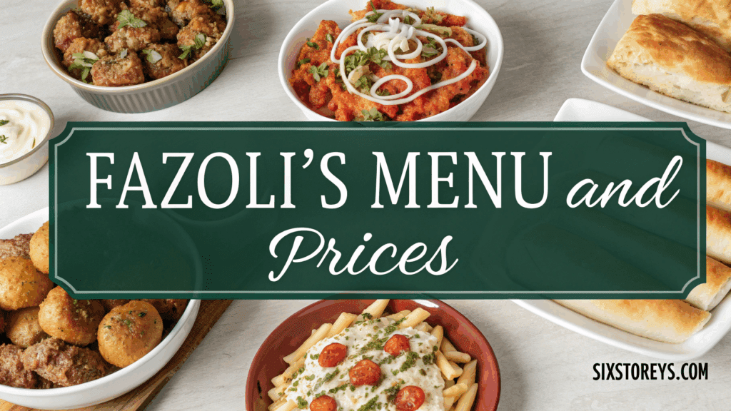 Fazolis Menu and Prices