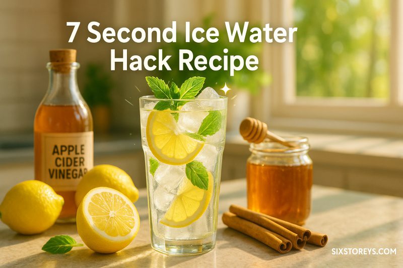 Ice Water Hack Recipe With Baking Soda And Vinegar