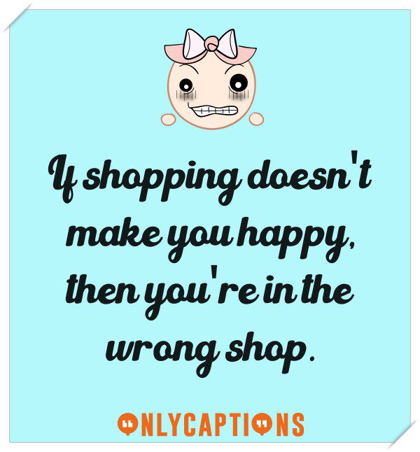 Shopping Instagram Captions for Girls (2021)