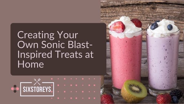 Creating Your Own Sonic Blast-Inspired Treats at Home