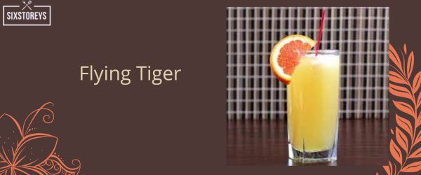 Flying Tiger - Best Creme De Menthe Cocktail