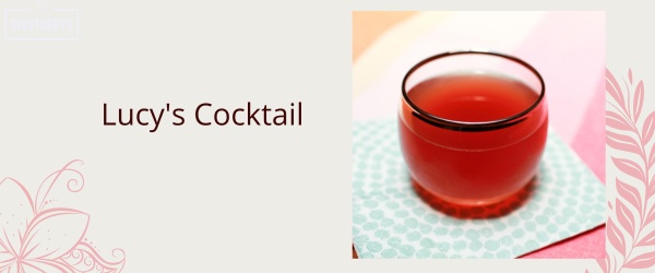 Lucy's Cocktail - Best Creme De Menthe Cocktail