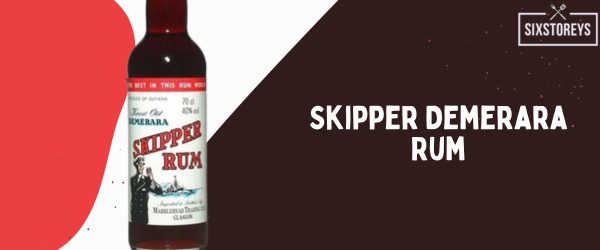 Skipper Demerara Rum - Best Rum for Eggnog