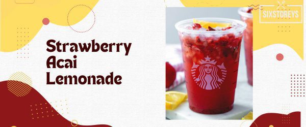 Strawberry Acai Lemonade - Best Starbucks Refresher