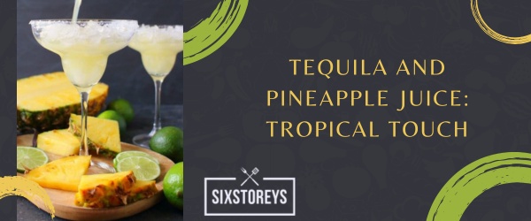 Tequila and Pineapple Juice - Mix With Tequila to Drink