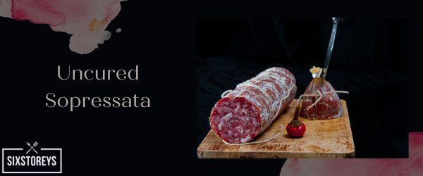 Uncured Sopressata - Best Types of Meat For Charcuterie Boards