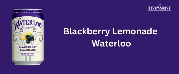 Blackberry Lemonade - Best Waterloo Flavor