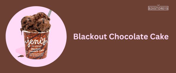 Blackout Chocolate Cake - Best Jeni's Ice Cream Flavor