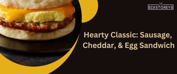 Sausage, Cheddar, & Egg Sandwich - Best Starbucks Sandwich