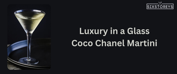 Coco Chanel Martini - Winter Vodka Cocktail