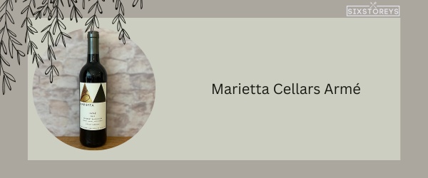 Marietta Cellars Armé - Best Red Blend Wine in 2024