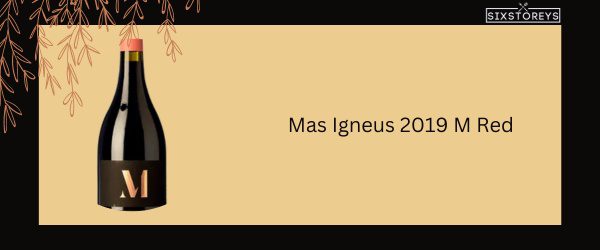 Mas Igneus 2019 M Red - Best Red Blend Wine in 2025