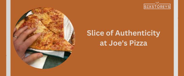 Joe's Pizza - Best Place To Get Pizza In Brooklyn