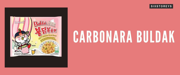 Carbonara Buldak - Best Buldak Noodles Flavor