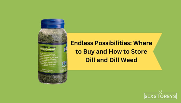 Endless Possibilities: Where to Buy and How to Store Dill and Dill Weed?