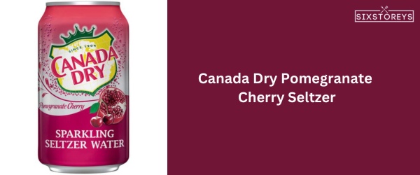 Canada Dry Pomegranate Cherry Seltzer - Best Canada Dry Flavor of 2023