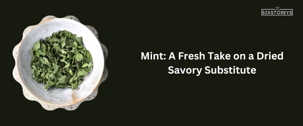 Mint - Best Substitutes for Dried Savory of 2023