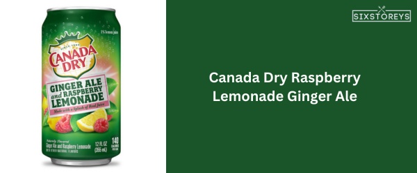 Canada Dry Raspberry Lemonade Ginger Ale - Best Canada Dry Flavor of 2023