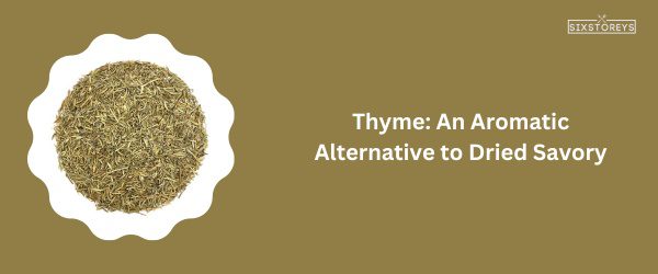 Thyme - Best Substitutes for Dried Savory of 2024