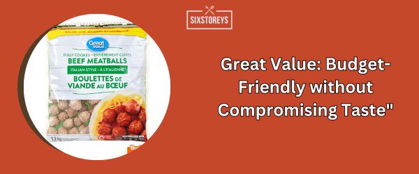 Great Value Beef Meatballs - Best Frozen Meatball (2025)