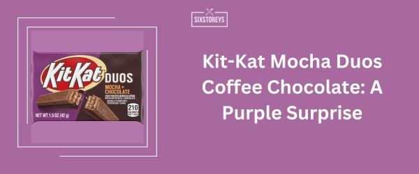 Kit-Kat Mocha Duos Coffee Chocolate - Best Purple Snack Idea