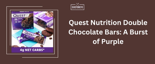 Quest Nutrition Double Chocolate Bars - Best Purple Snack Idea